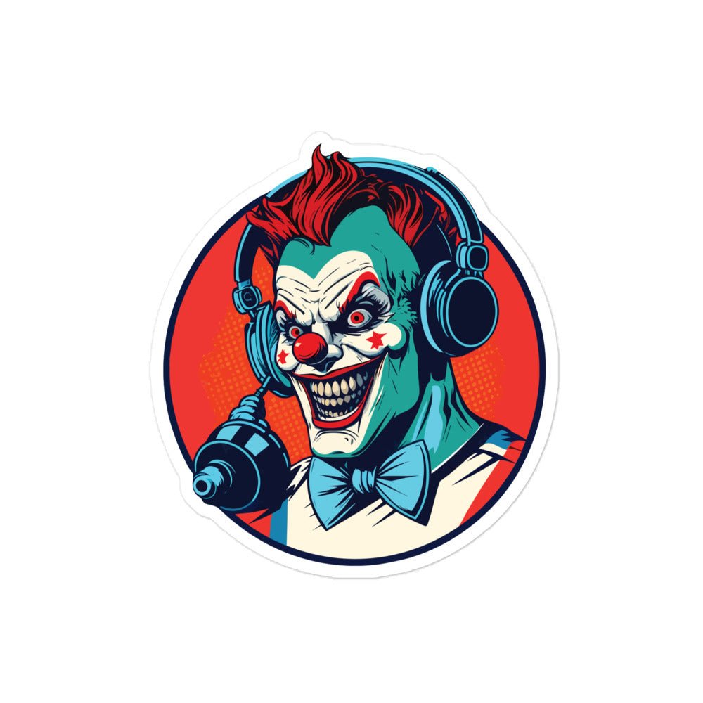 Killer Clown Vinyl Decal - Graphic Punks