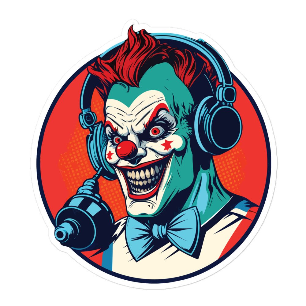 Killer Clown Vinyl Decal - Graphic Punks