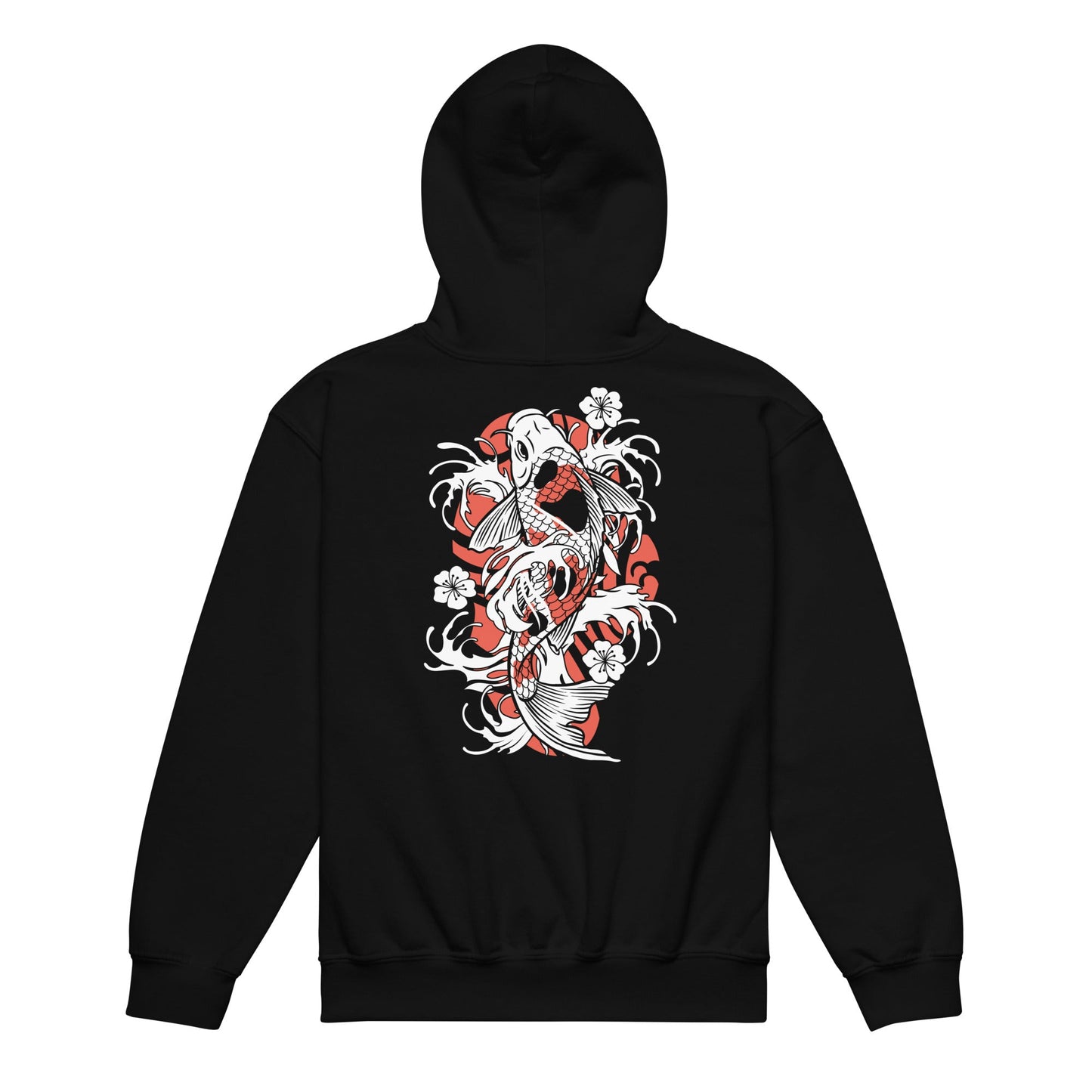 Koi Fish Youth Heavy Blend Hooded Pullover - Graphic Punks