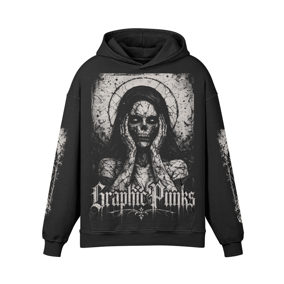 Ledger Heavyweight Oversized Hoodie - Graphic Punks