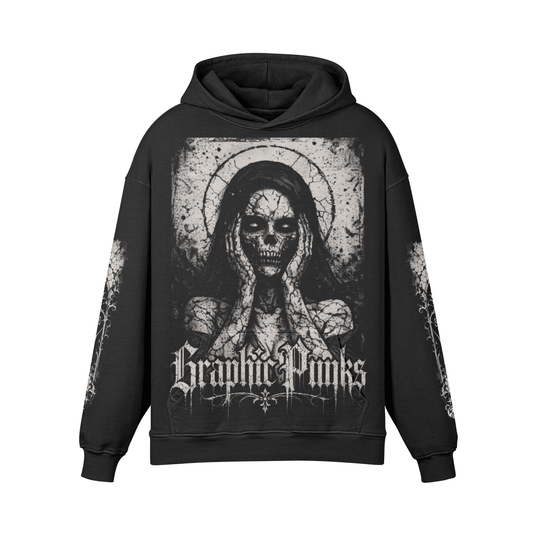 Ledger Heavyweight Oversized Hoodie - Graphic Punks