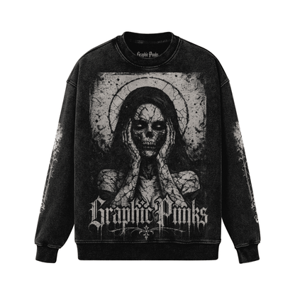 Ledger Oversized Sweatshirt - Graphic Punks