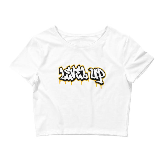 Level Up Crop Tee - Graphic Punks