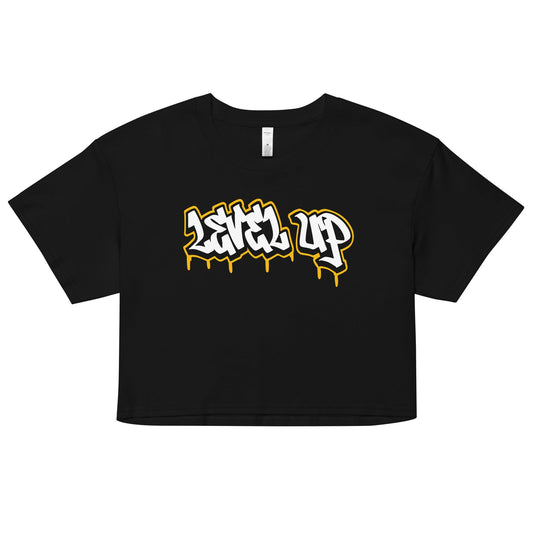 Level Up Crop Top - Graphic Punks