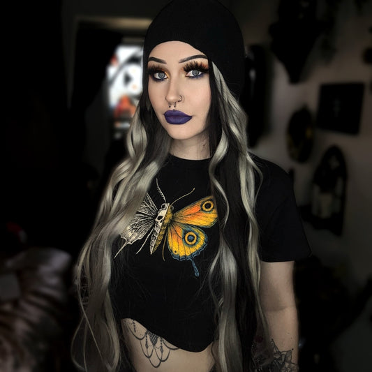 Life & Death Crop Top - Graphic Punks