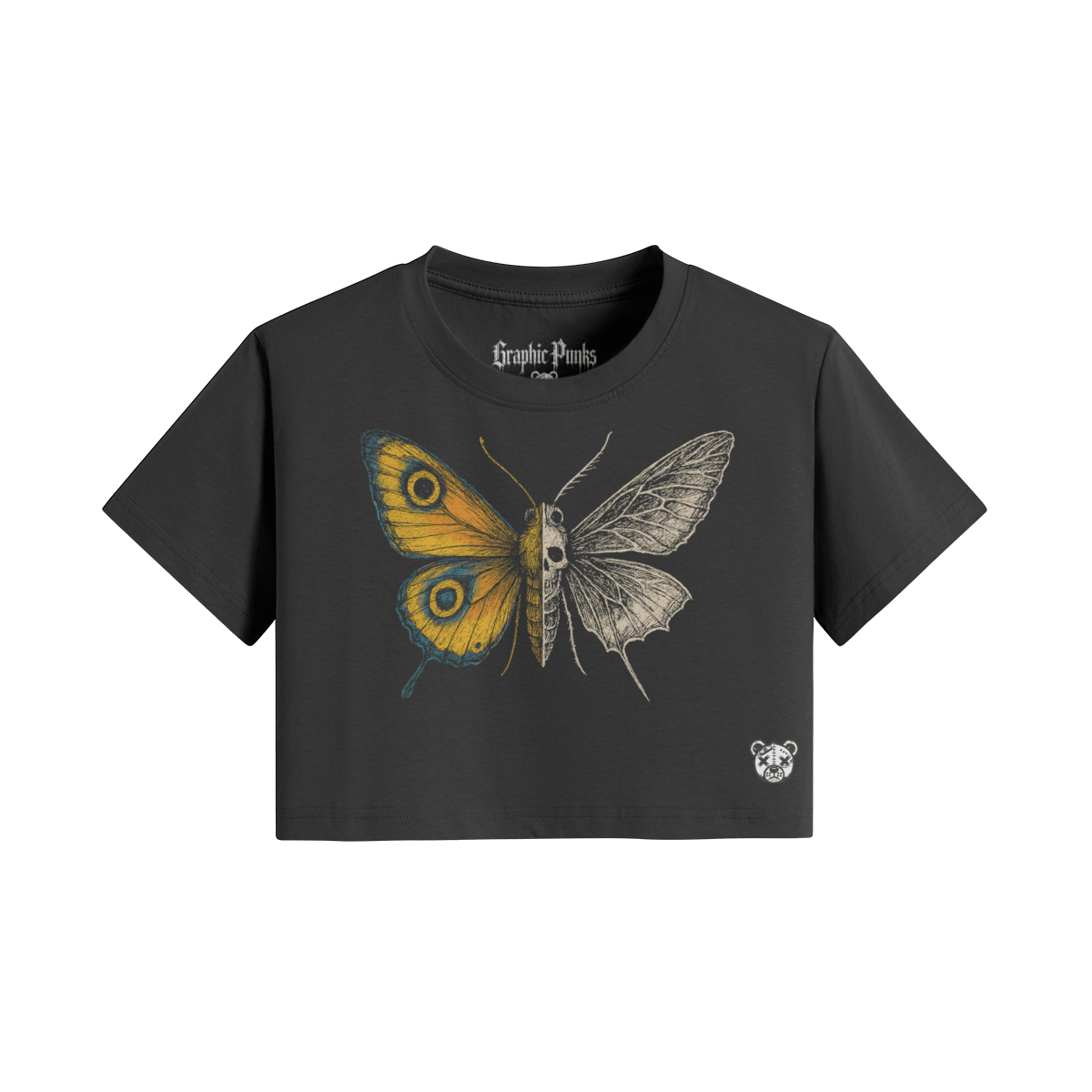 Life & Death Crop Top - Graphic Punks