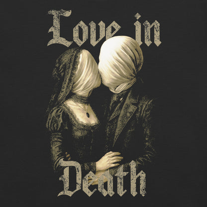Love in Death Garment - Dyed Heavyweight T-Shirt - Graphic Punks