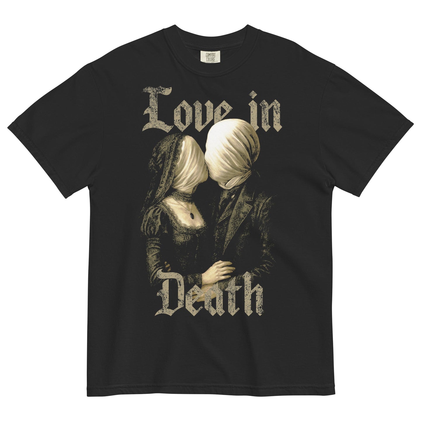 Love in Death Garment - Dyed Heavyweight T-Shirt - Graphic Punks