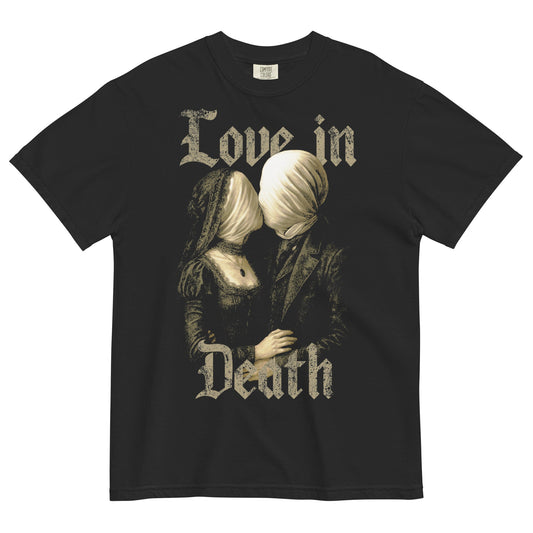 Love in Death Garment - Dyed Heavyweight T-Shirt - Graphic Punks
