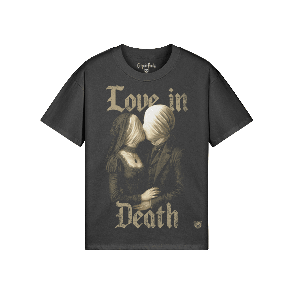Love in Death Oversized Tee - Graphic Punks