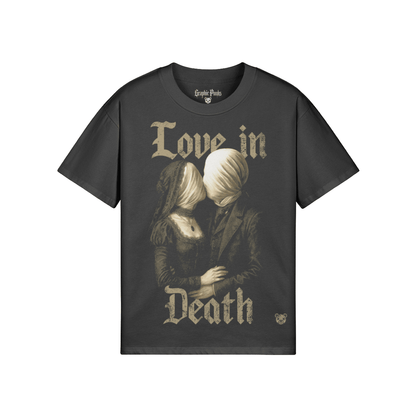 Love in Death Oversized Tee - Graphic Punks
