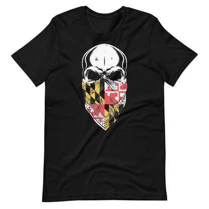 Maryland Flag Skull Unisex Tee - Graphic Punks