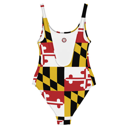 MD Flag One - Piece Swimsuit - Graphic Punks