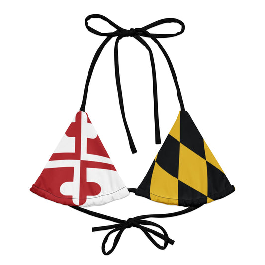 MD Flag string bikini top - Graphic Punks