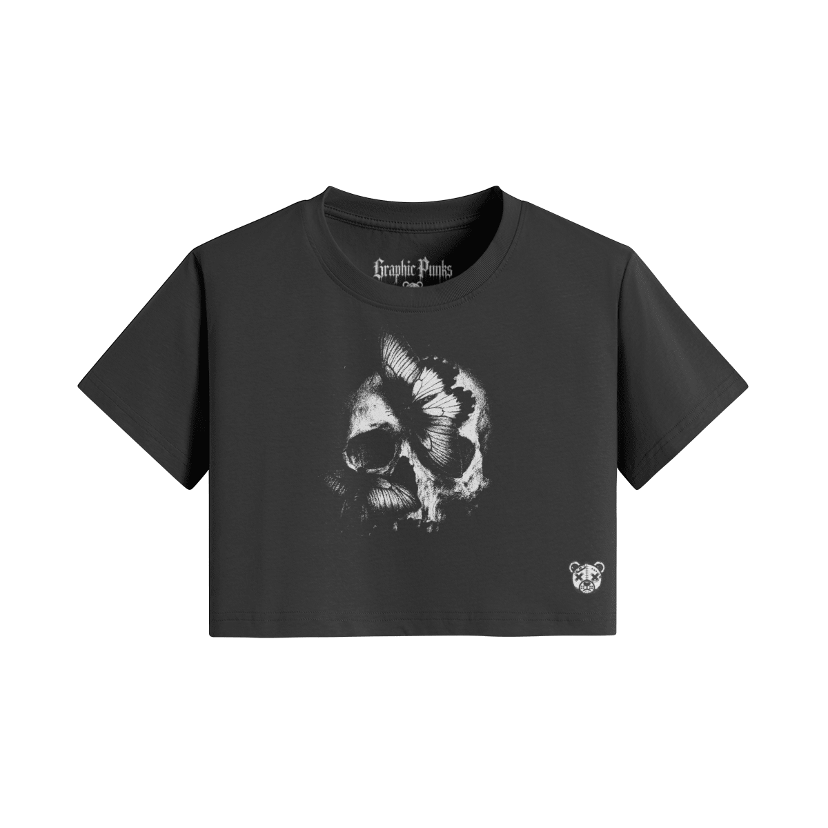 Memento Mori Crop Top - Graphic Punks