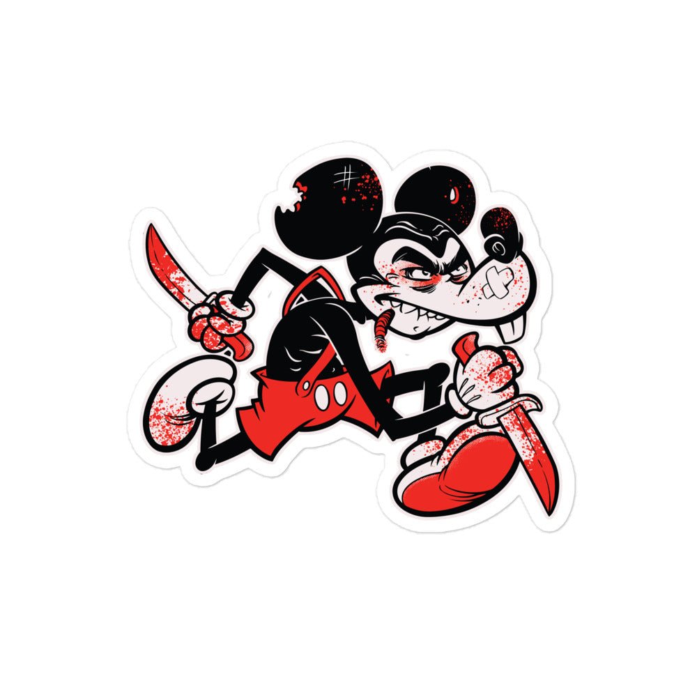 Mickey Rat Vinyl Decal - Graphic Punks