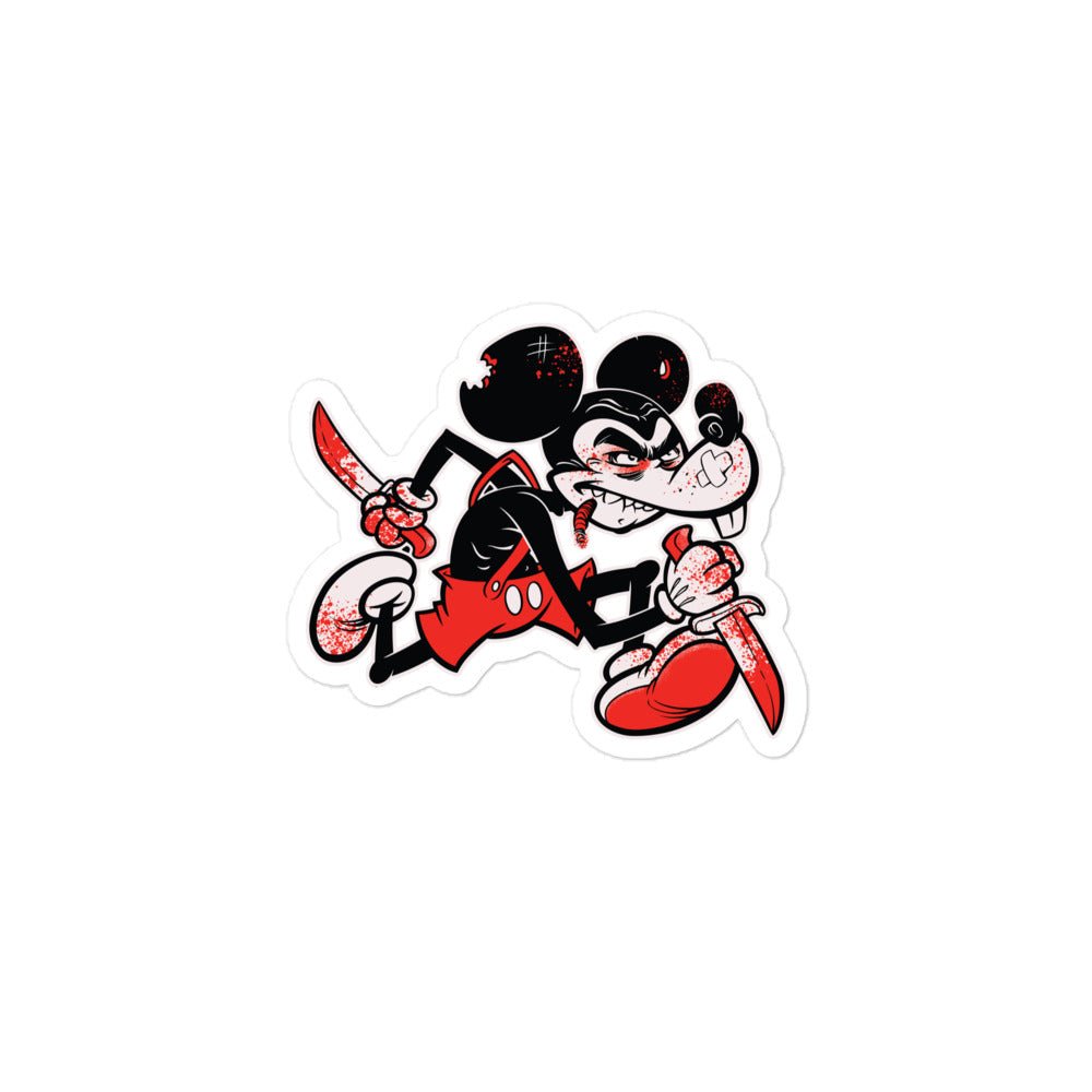 Mickey Rat Vinyl Decal - Graphic Punks