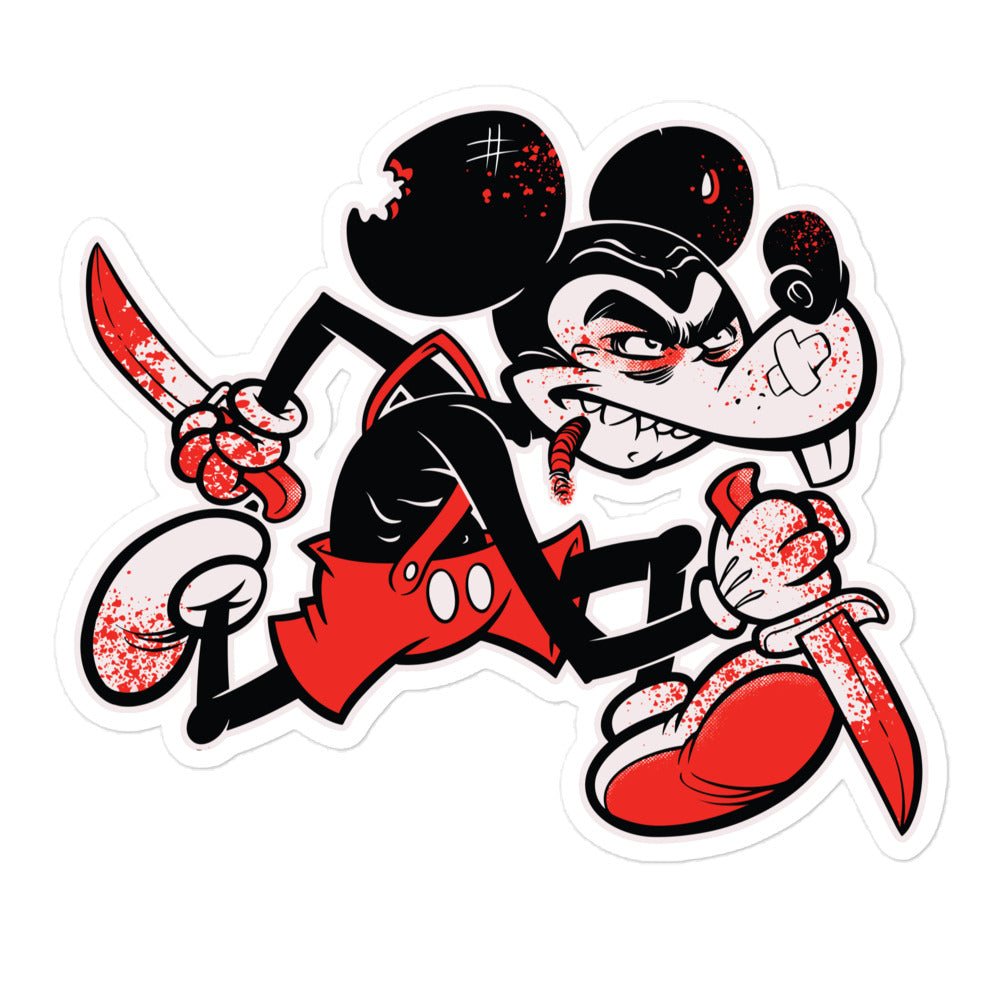 Mickey Rat Vinyl Decal - Graphic Punks