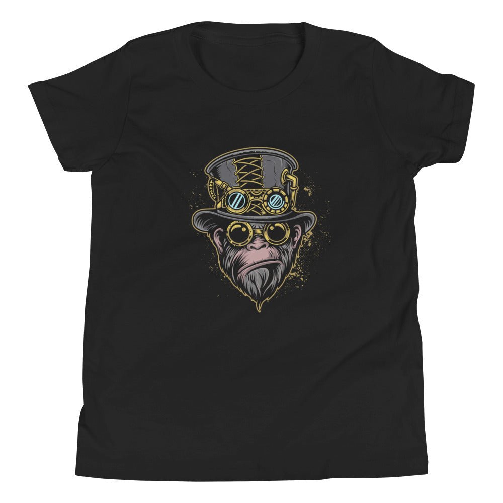 Monkey Steam Punk Youth Short Sleeve Tee - Graphic Punks