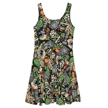 Monster Skater Dress - Graphic Punks