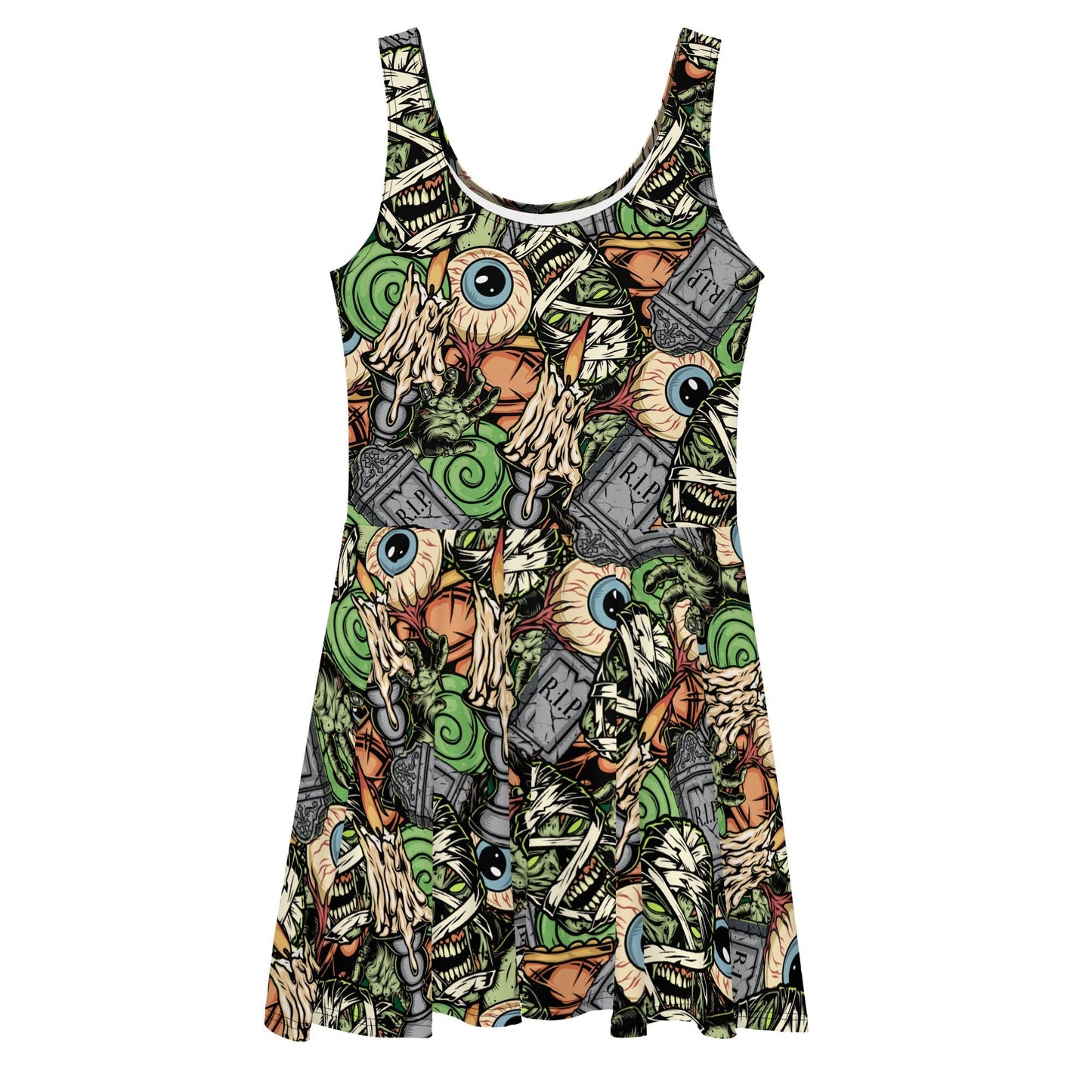 Monster Skater Dress - Graphic Punks