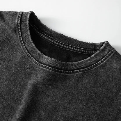 Moon Eater Snow Wash Crop Top - Graphic Punks