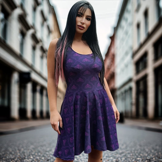 Moth Skater Dress - Graphic Punks