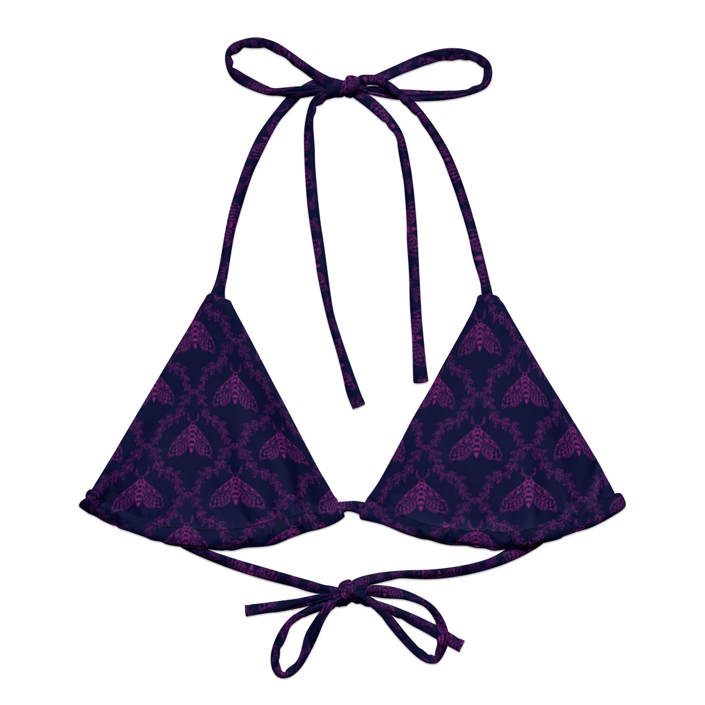 Moth String Bikini Top - Graphic Punks