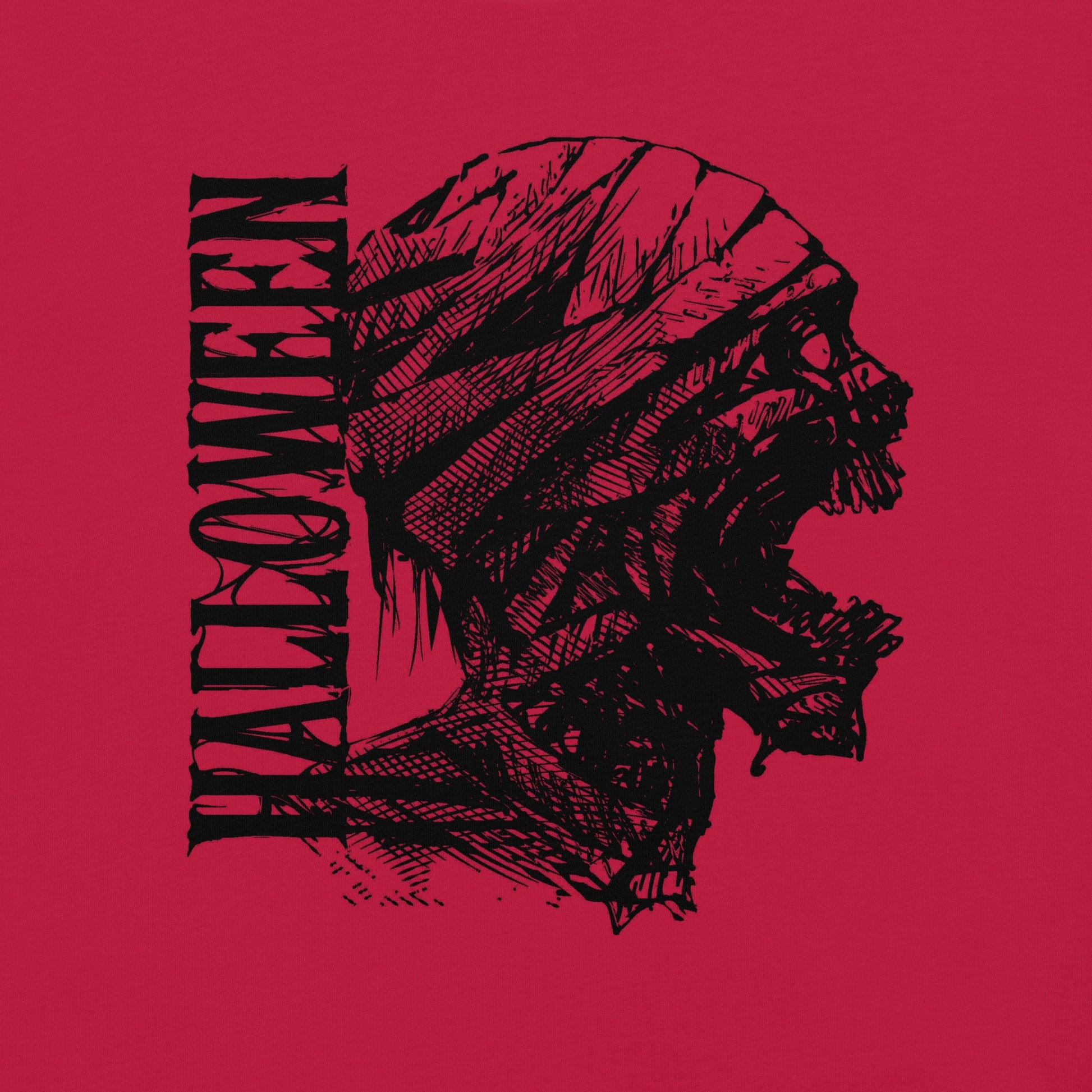 Mummy Scream Garment - Dyed Heavyweight T-Shirt - Graphic Punks
