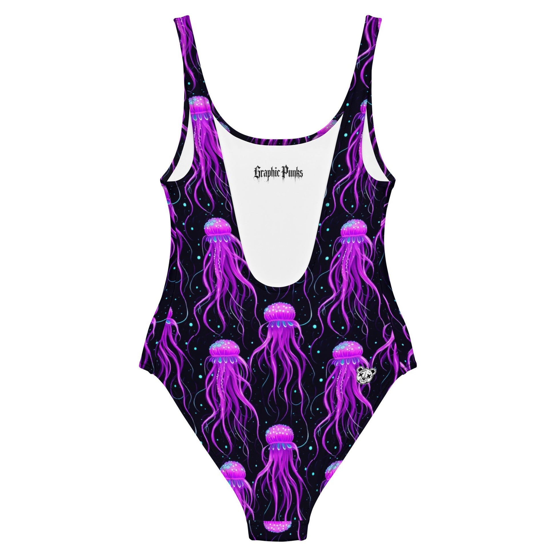 Neon Jellies One - Piece Swimsuit - Graphic Punks