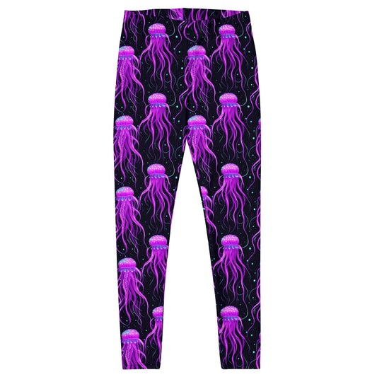 Neon Punk Jellyfish Leggings - Graphic Punks