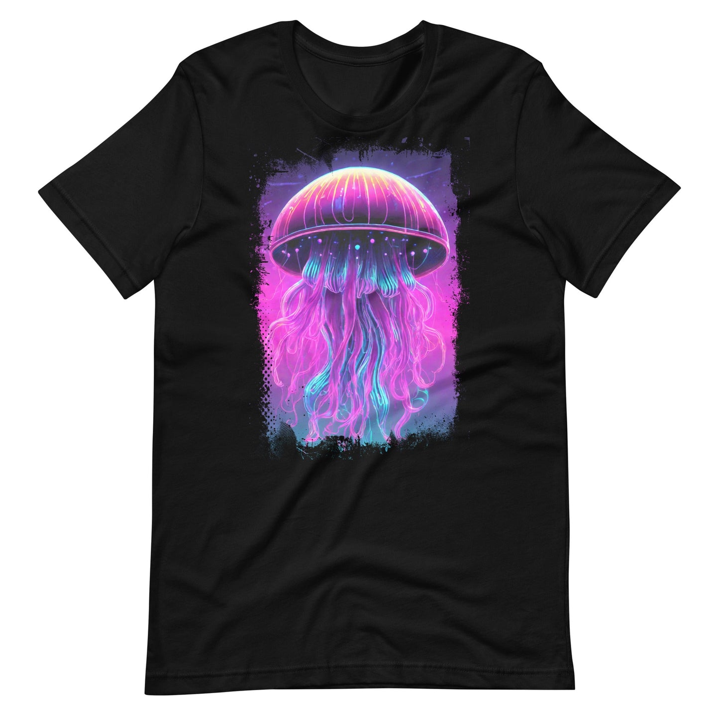 Neon Punk Jellyfish Unisex T - Shirt - Graphic Punks