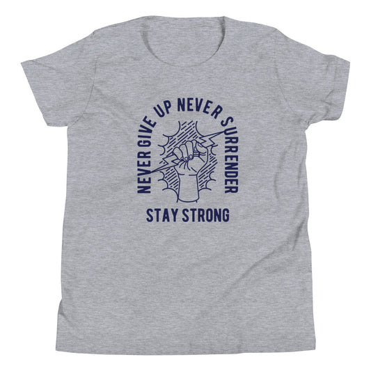 Never Give Up Youth Short Sleeve Tee - Graphic Punks