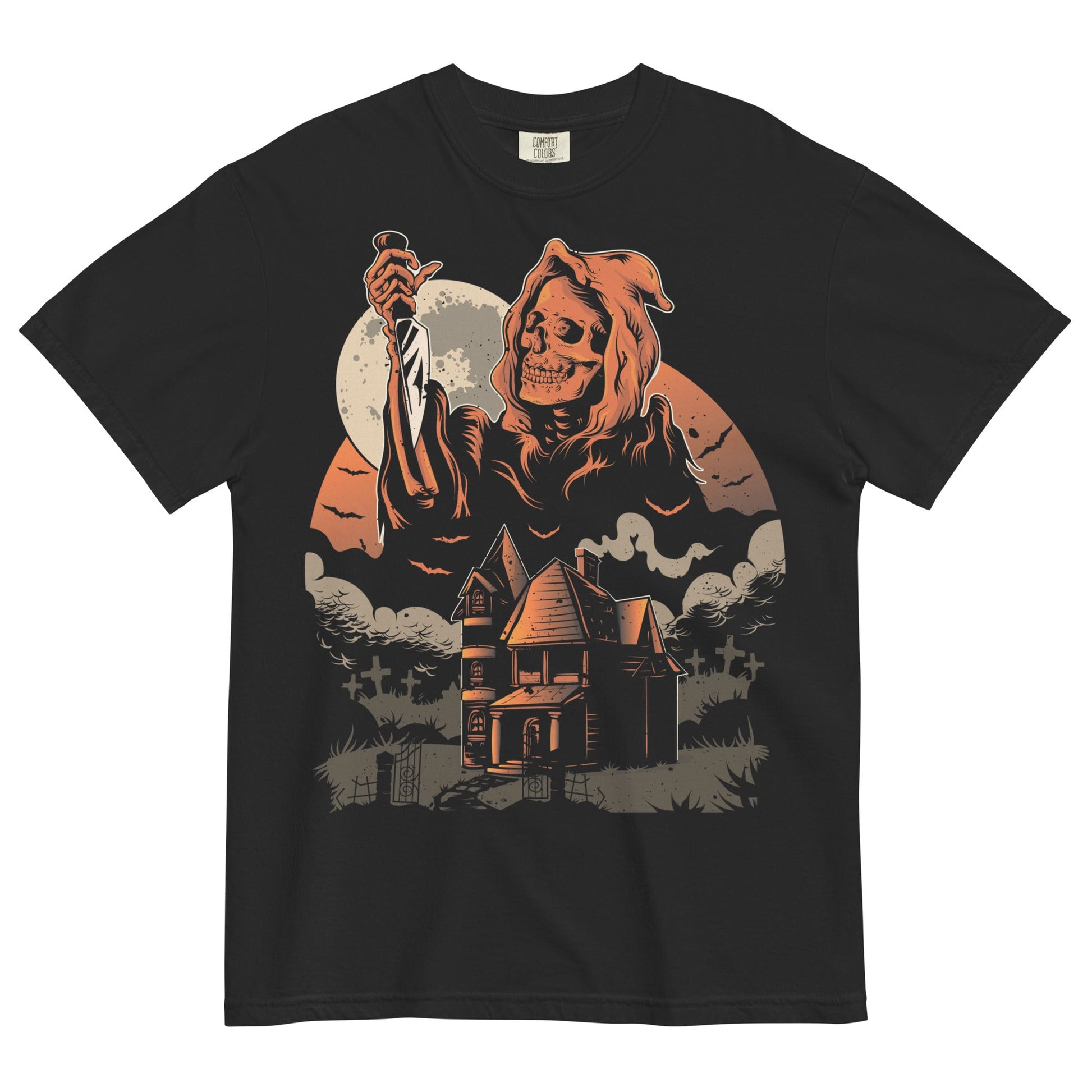 Night of Horrors Garment - Dyed Heavyweight T-Shirt - Graphic Punks