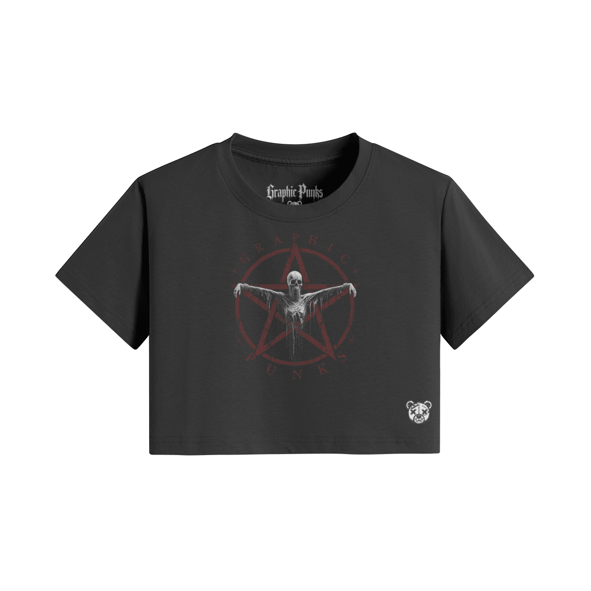 No Salvation Crop Top - Graphic Punks