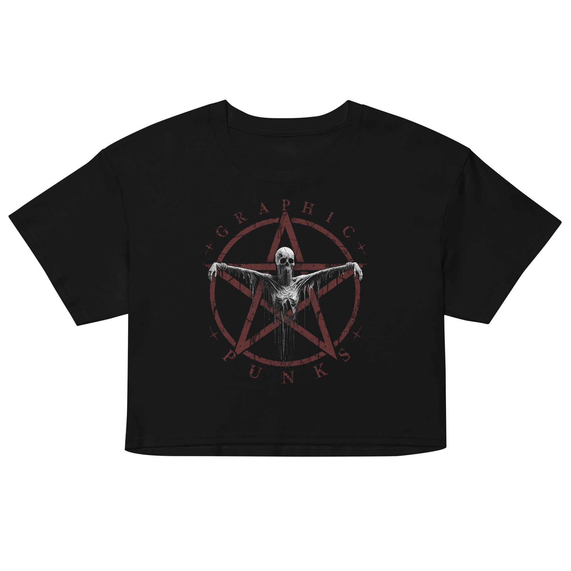 No Salvation Crop Top - Graphic Punks