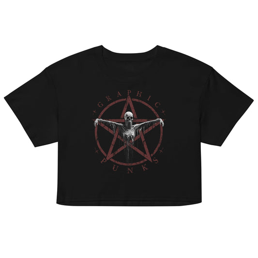 No Salvation Crop Top - Graphic Punks