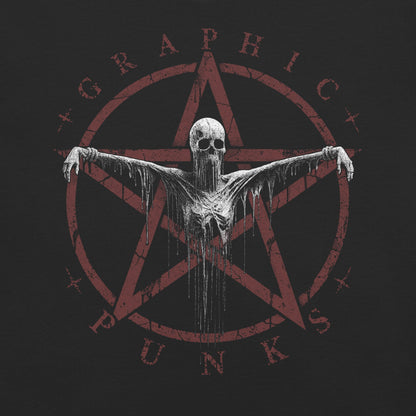 No Salvation Life & Death Moth Garment - Dyed Heavyweight T-shirt - Graphic Punks