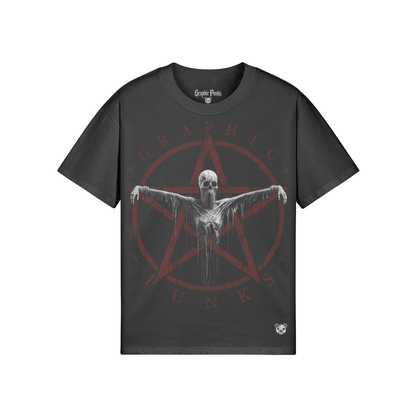 No Salvation Oversized Tee - Graphic Punks