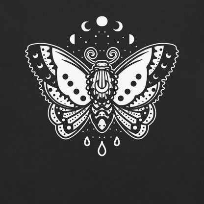 Nocturnal Moth Garment - Dyed Heavyweight T-Shirt - Graphic Punks