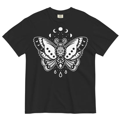 Nocturnal Moth Garment - Dyed Heavyweight T-Shirt - Graphic Punks