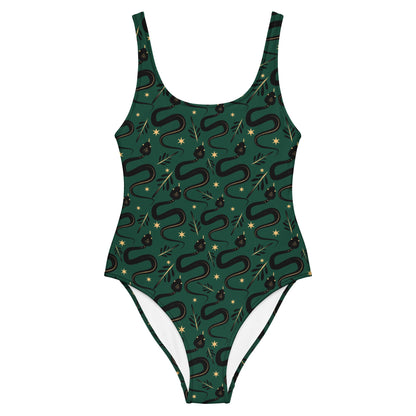 Occult Snakes One - Piece Swimsuit - Graphic Punks