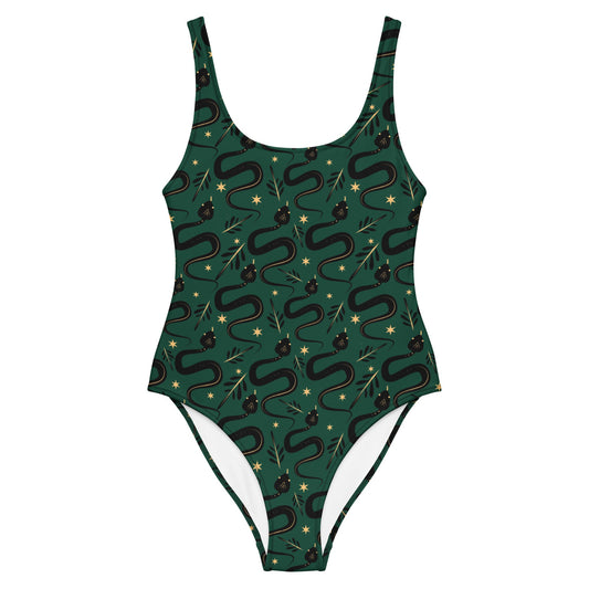 Occult Snakes One - Piece Swimsuit - Graphic Punks