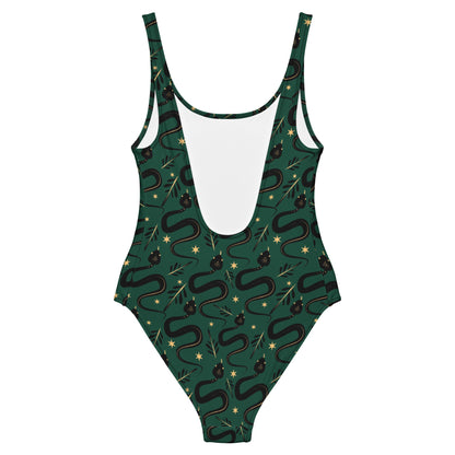 Occult Snakes One - Piece Swimsuit - Graphic Punks
