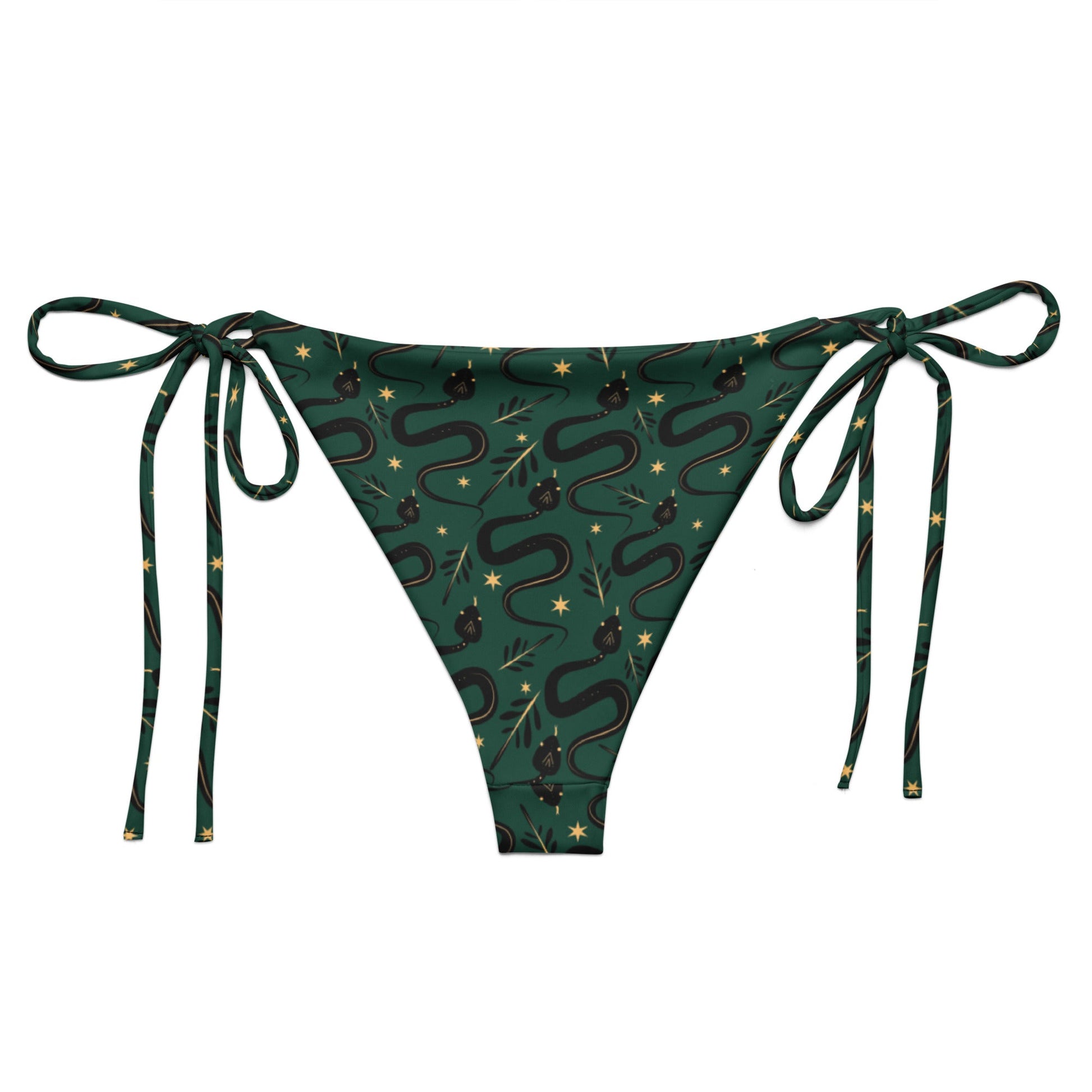 Occult Snakes String Bikini Bottom - Graphic Punks