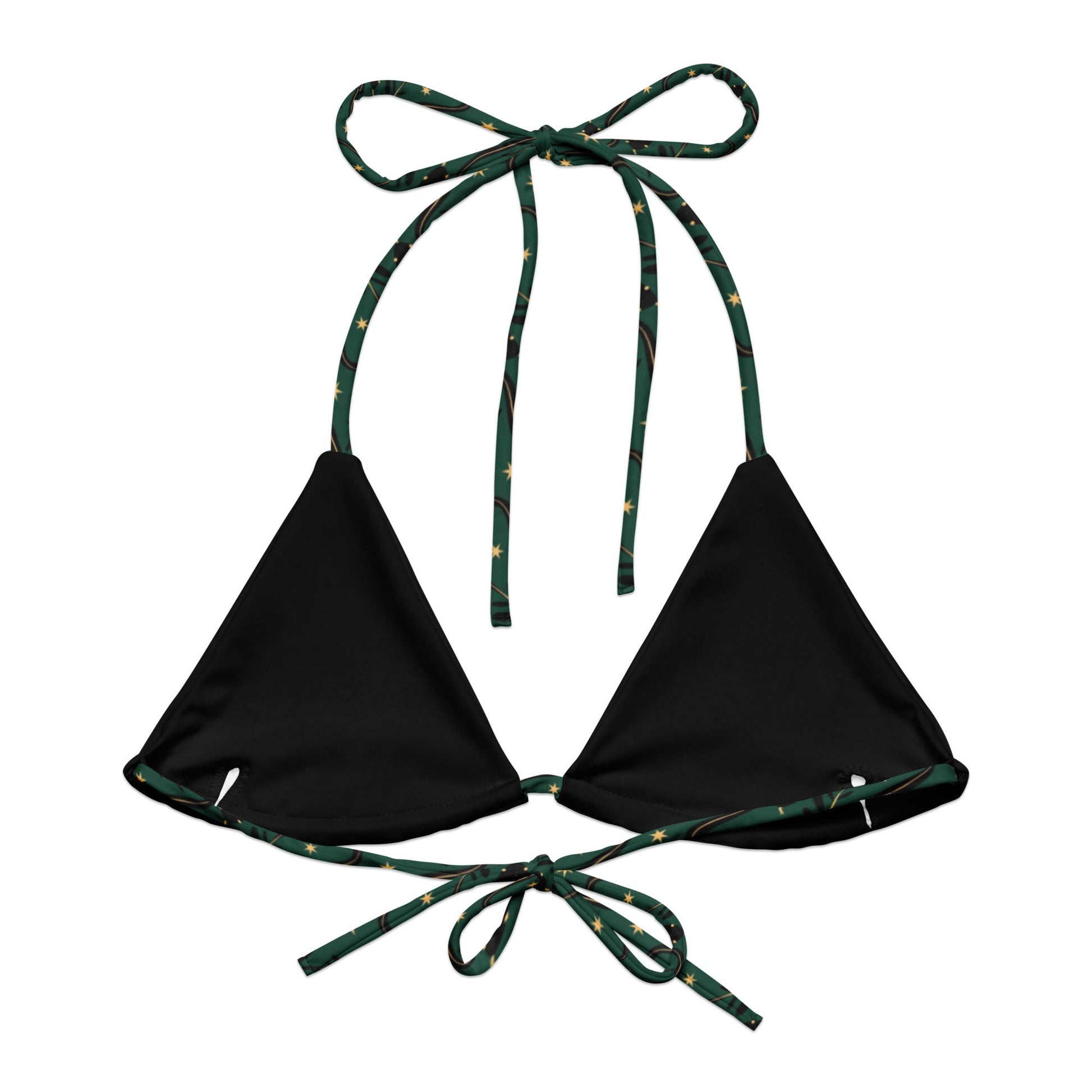 Occult Snakes String Bikini Top - Graphic Punks