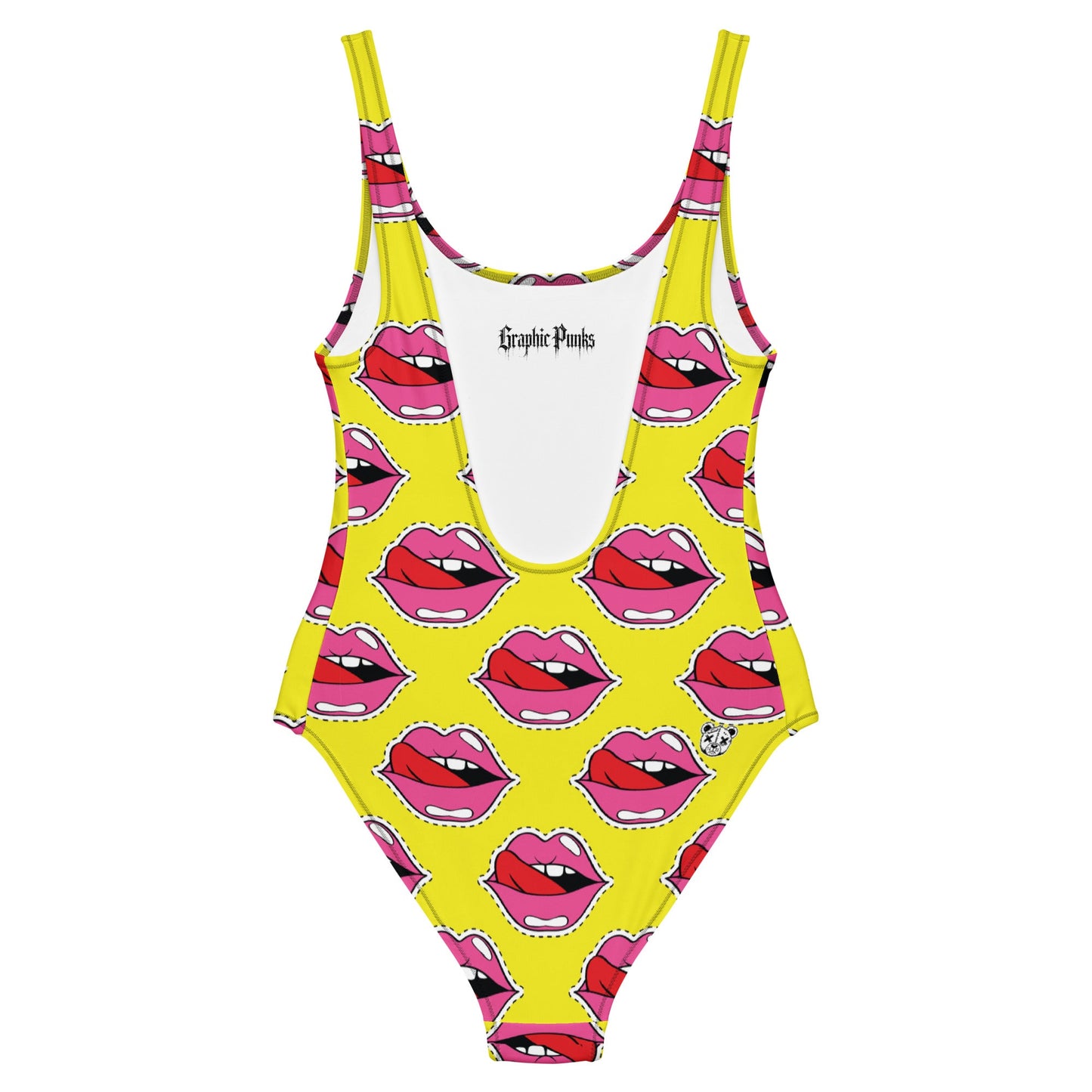 Old School Lips One - Piece Swimsuit - Graphic Punks