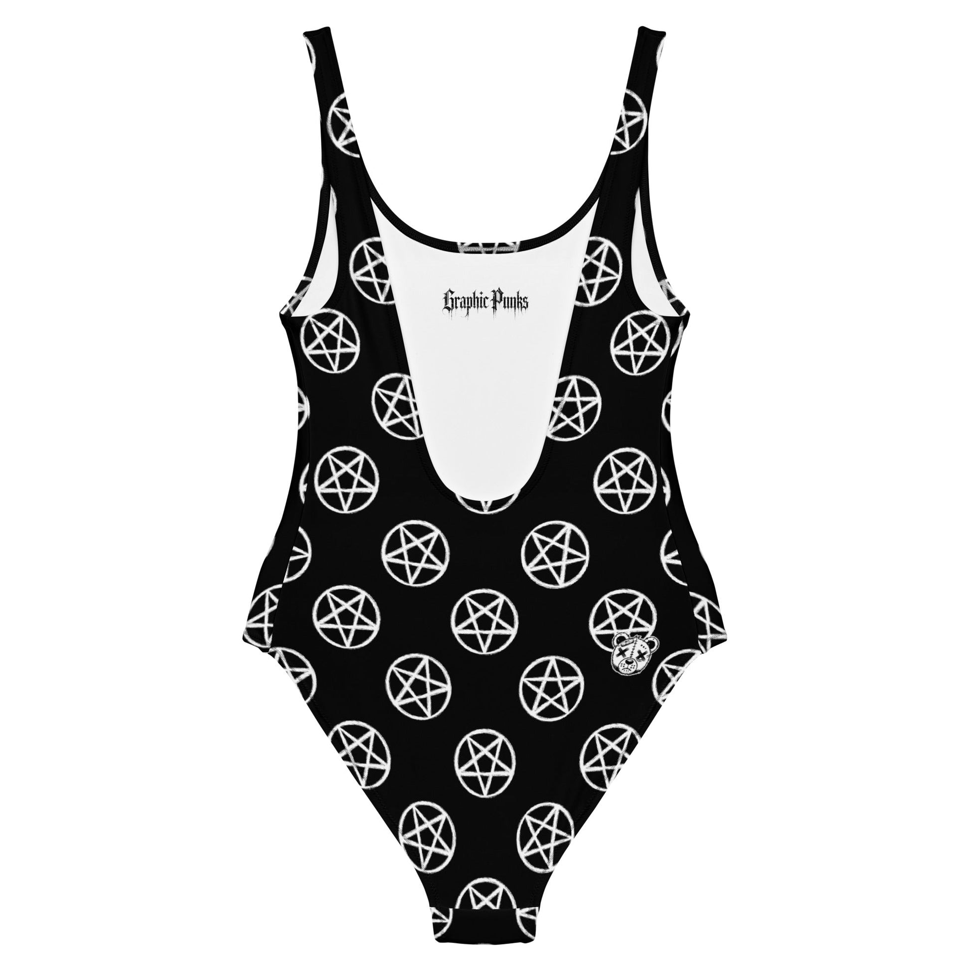 Pentagram One - Piece Swimsuit - Graphic Punks