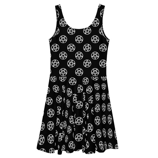 Pentagram Skater Dress - Graphic Punks