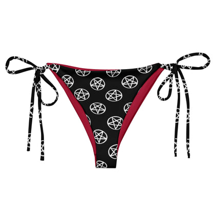 Pentagram String Bikini Bottom - Graphic Punks